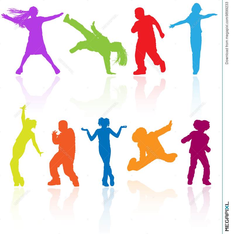 790x800 Jumping Kids Jump Silhouettes Silhouette Child Kid Vector Sport