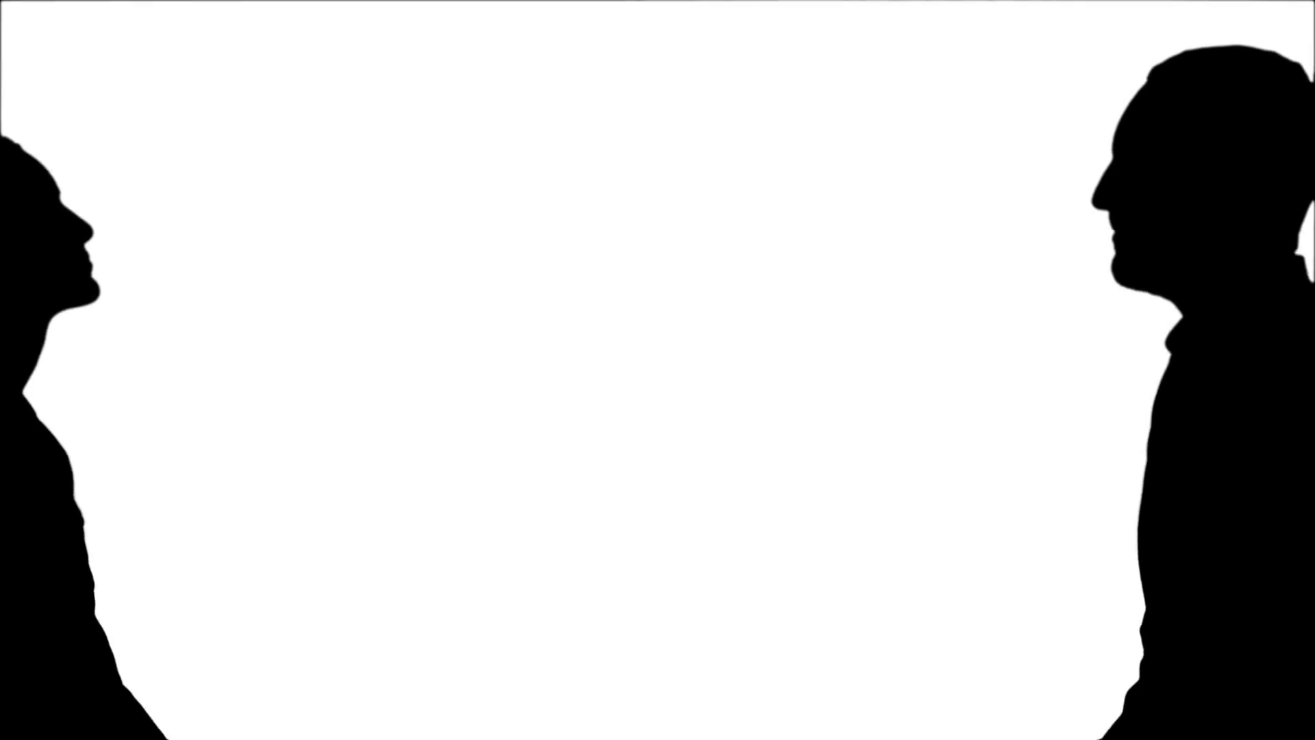 1920x1080 Silhouette Teen People Shaking Hands And Looking