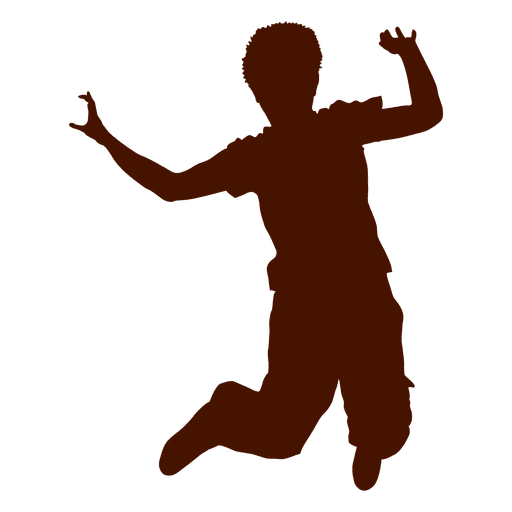 512x512 Teen Boy Hip Hop Dancing Silhouette