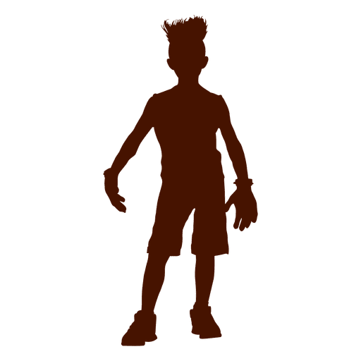 512x512 Teen Standing Silhouette