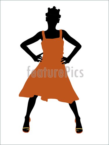 375x500 Free Teen Silhouette Clipart