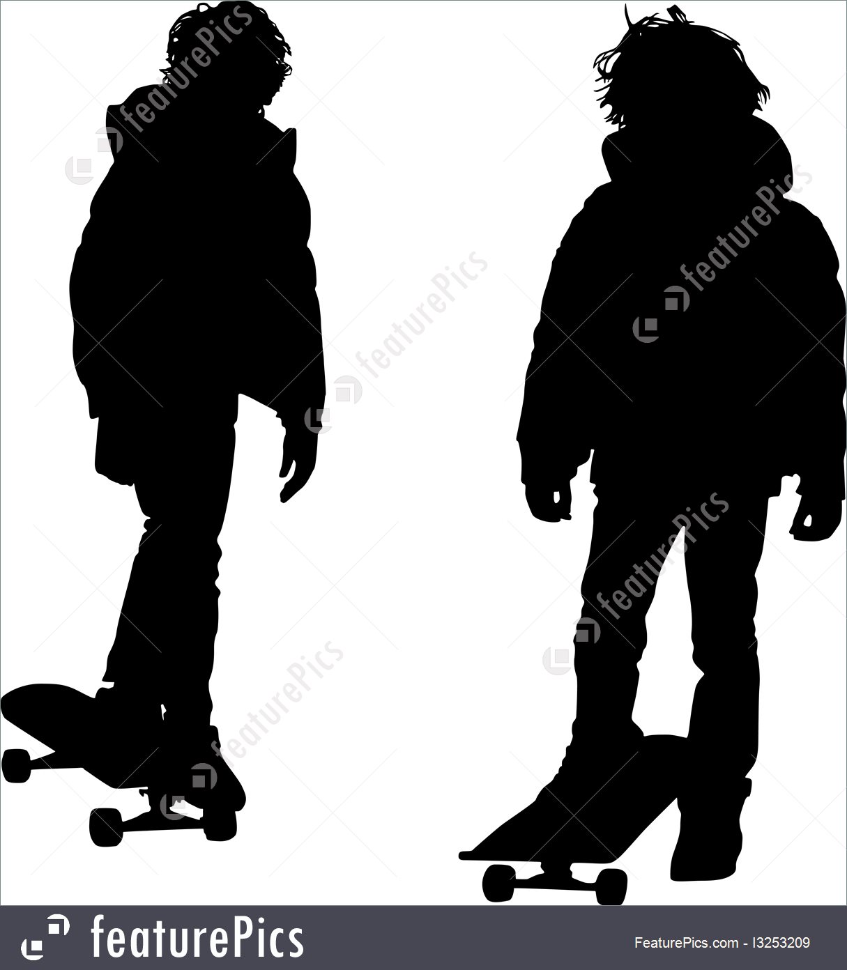 1215x1392 Illustration Of Teen Silhouette