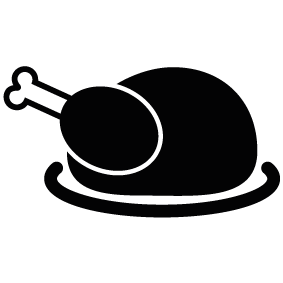 283x283 Thanksgiving Turkey Silhouette Silhouette Of Thanksgiving Turkey