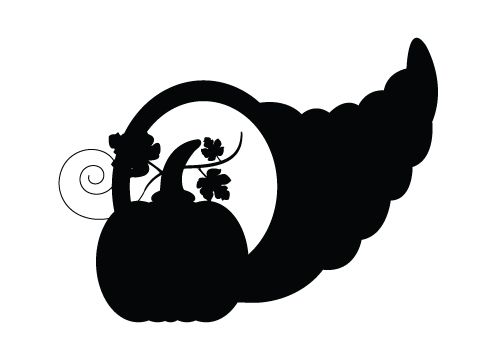 500x350 Thanksgiving Vector Silhouette Archives