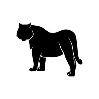 200x200 Silhouette Silhouettes Animal Animals Contour Contours Shape
