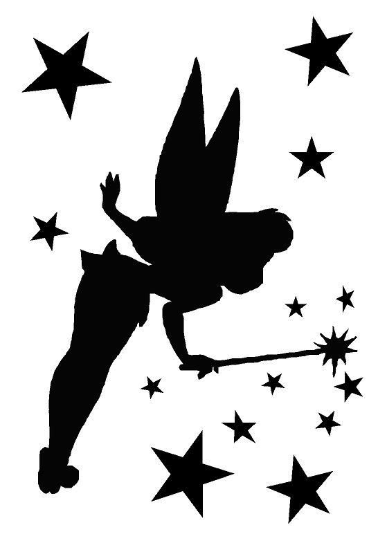 559x798 Tinkerbell Stencil