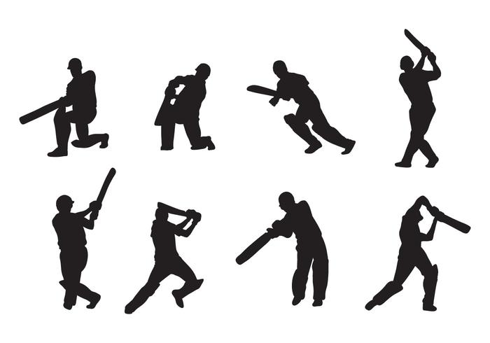 700x490 Cricket Player Vectors