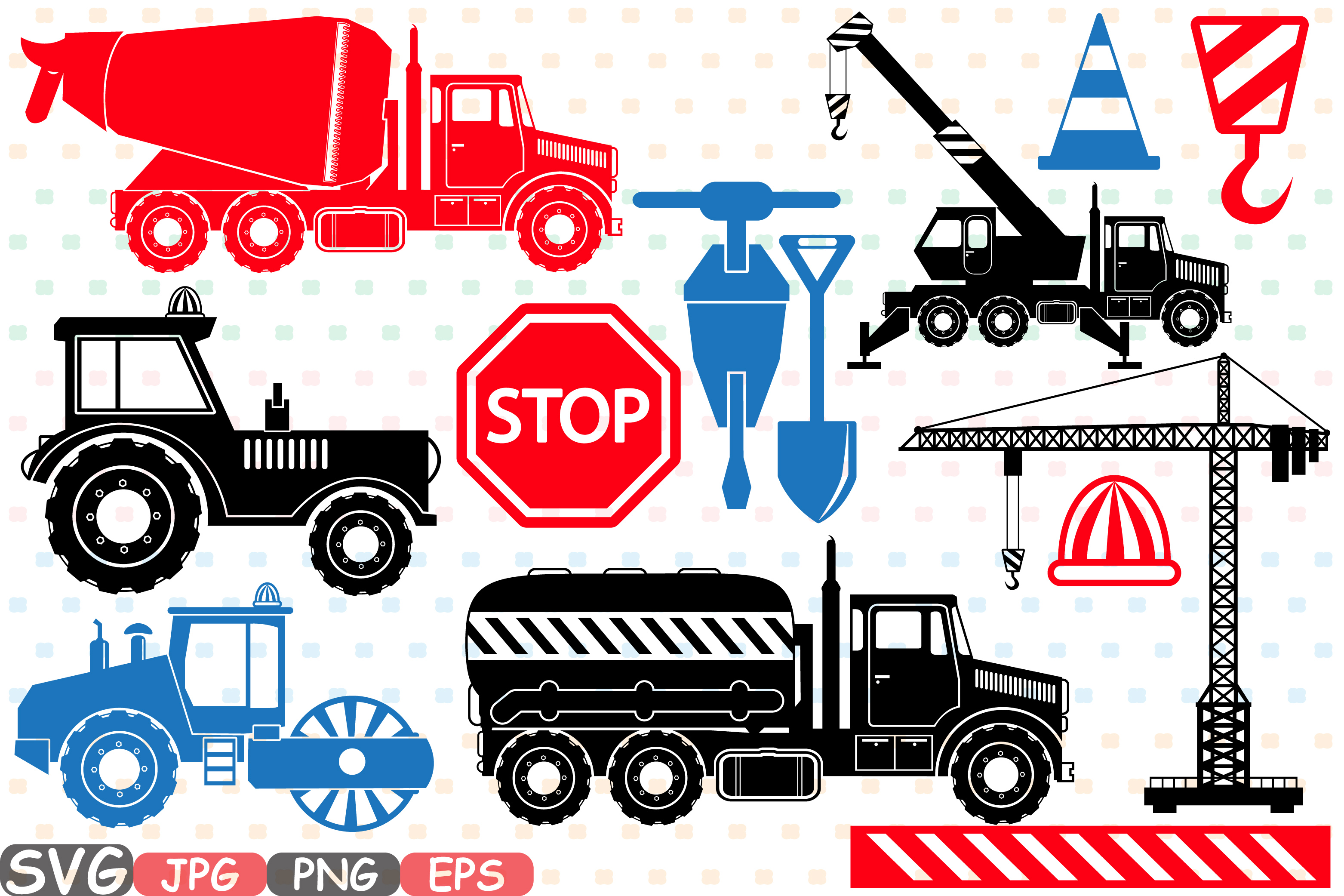 3125x2083 Construction Machines Silhouette Svg Fi Design Bundles