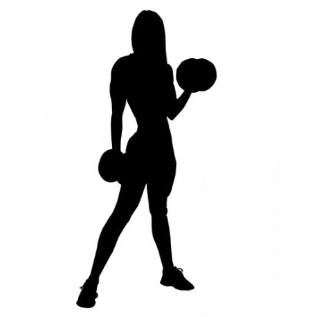 458x458 Weight Lifting Silhouette Awesome Silhouettes
