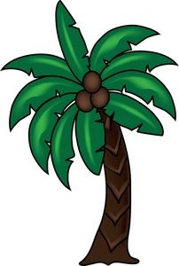 202x300 Palm Trees On Clip Art Palms And Silhouette