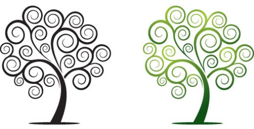518x263 Tree Silhouette Clipart