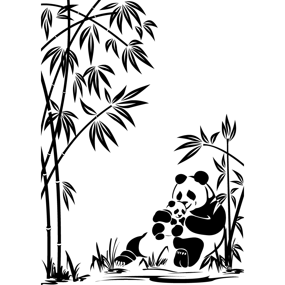 1000x1000 De Recherche D'Images Pour Stickers Panda Wood
