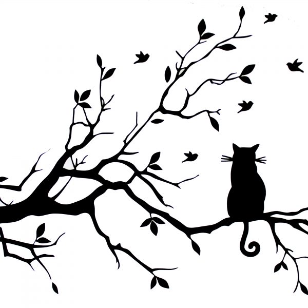 Silhouette Tree Wall Decal at GetDrawings | Free download