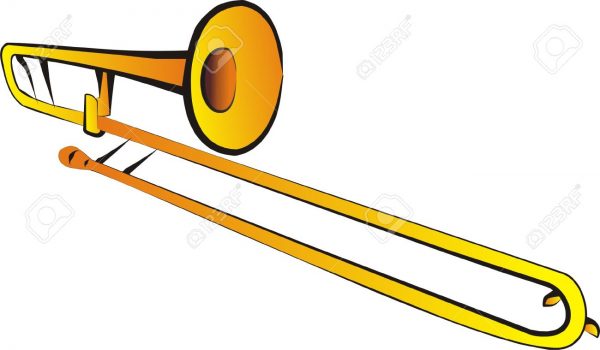 600x350 Trombone Clipart