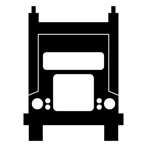 512x512 Frontal Truck Silhouette