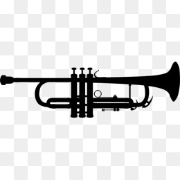 260x260 Trumpet, Silhouette, Sax Png And Psd File For Free Download