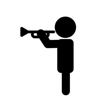 340x340 Free Silhouette Vector Icon, Simple, Timpani