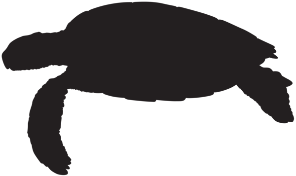 600x357 Free Sea Turtle Silhouette Clipart