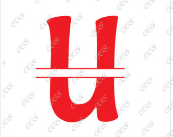 340x270 Split Letter U Etsy