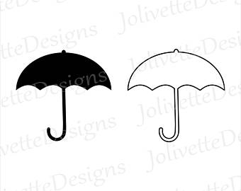 340x270 Umbrella Silhouette Etsy