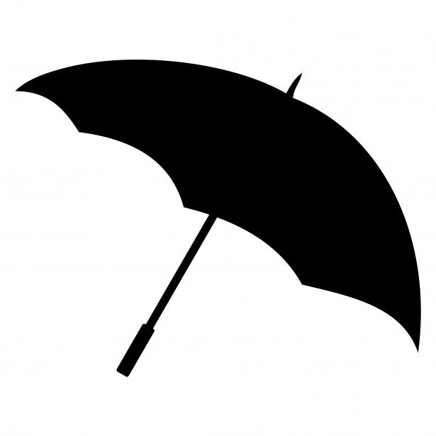 615x615 Umbrella Silhouette Umbrella Clipart Free Stock Photo