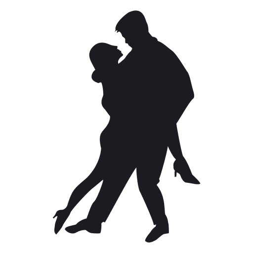 512x512 Couple Kissing Umbrella Silhouette