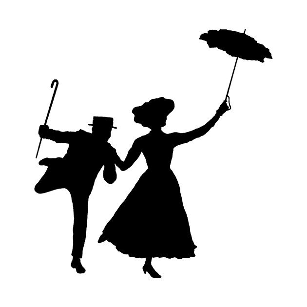 Silhouette Umbrella Couple at GetDrawings | Free download