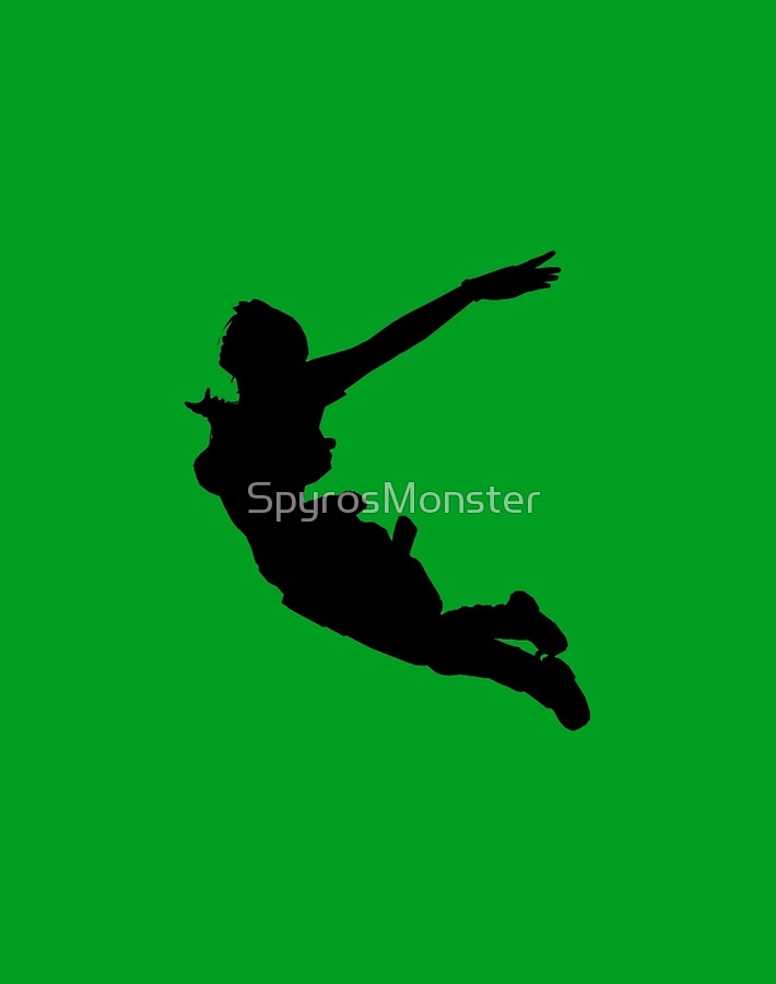 710x900 Lara Croft Silhouette Swan Dive (Tomb Raider Legend) Art Boards