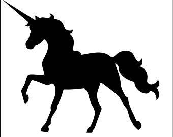 340x270 Unicorn Silhouette Etsy