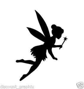 283x300 Fairy Wand Silhouette Sticker Decal Tink Princess Usa Not Disney