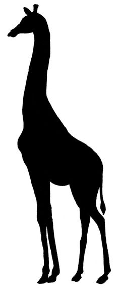 236x574 Giraffe Silhouette Nursery Clipart Panda