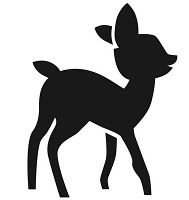 189x200 Silhouet Van Bambi Via De Stikdoos~ Cameo