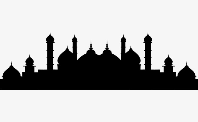 650x400 Mosque Silhouette, Green, Mosque, Temple Png And Vector For Free