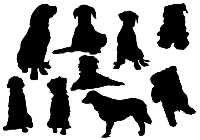700x490 Free Dog Silhouette Vector