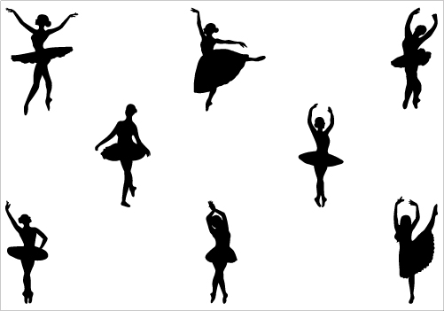501x351 Image Of Ballerina Clipart
