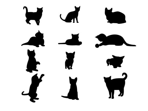 568x426 Huge Collection Of 55 Vector Silhouettes Free To Download