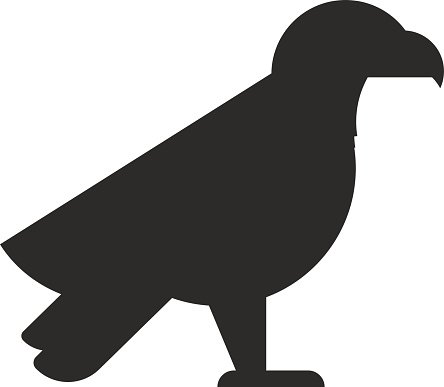 444x387 Illustration Vectorielle De Bird Silhouette Stock Photos