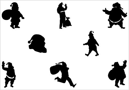 502x352 Santa Claus Vector