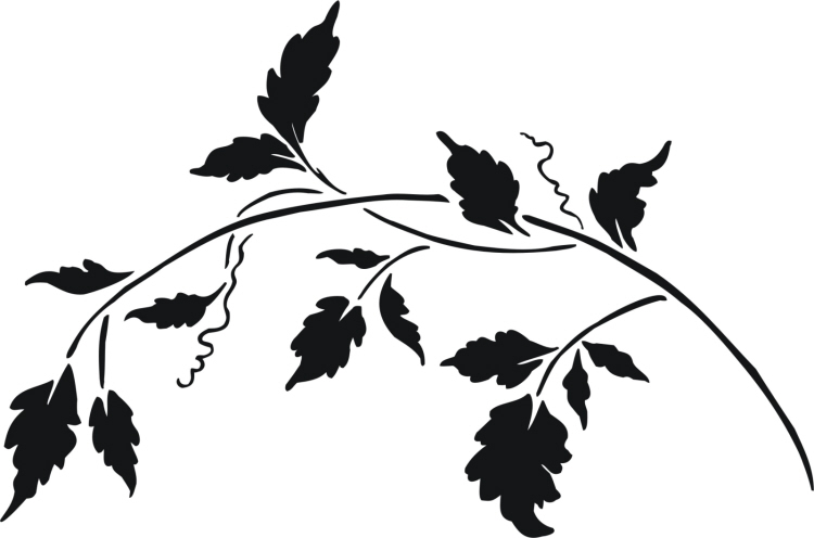 750x496 Painting Stencil Stylish Vine Walls Stencils, Plaster Stencils