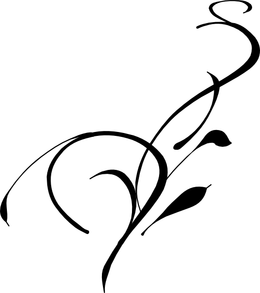 528x595 Silhouette Vine Clip Art
