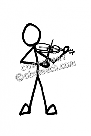 300x447 Violinist Clipart