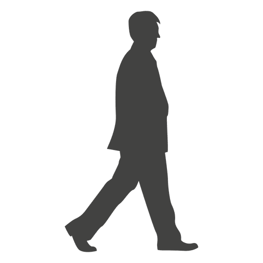 512x512 Man Walking Silhouette 12