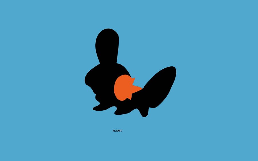 900x563 Mudkip Silhouette Wallpaper By Procify