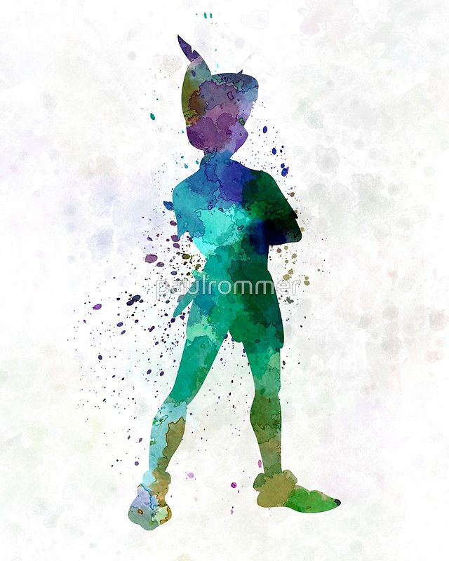 640x800 Peter Pan In Watercolor' Art Print By Paulrommer Peter Pans