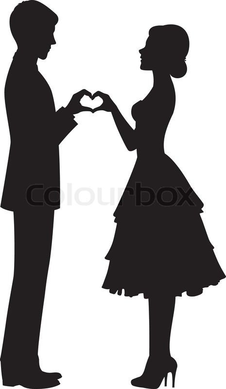 465x800 6921340 Silhouette Of Bride And Groom.jpg Siluety