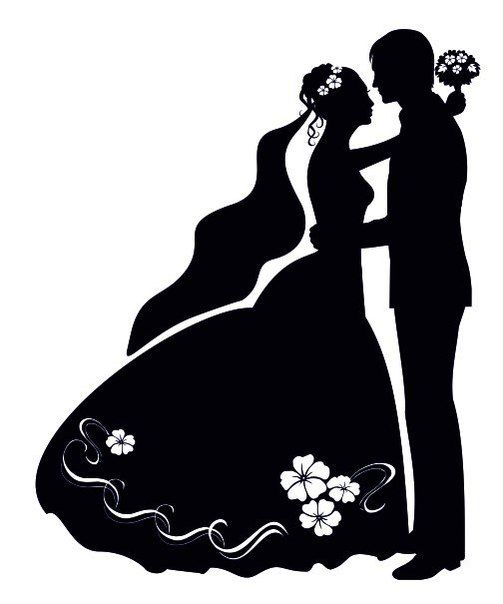 503x604 Image Result For Wedding Silhouette Images Siluety