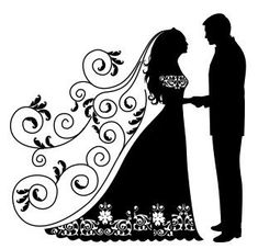 235x227 Silouhette Silhouettes, Wedding Card And Wedding