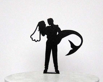340x270 Wedding Cake Topper Halloween Wedding Cake Topper