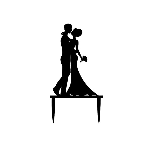 570x571 Bride And Groom Cake Topper Wedding Cake By Livelovedesigns7 I'M