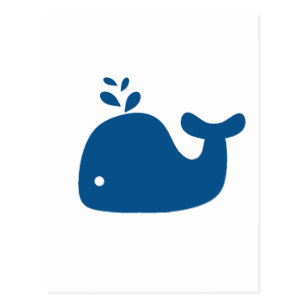 307x307 Whale Silhouette Postcards Zazzle